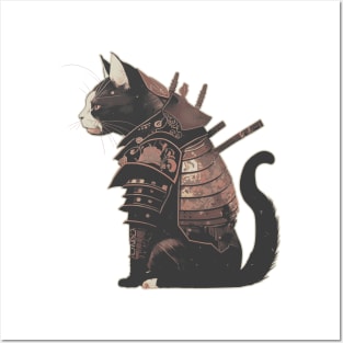 Samurai Cat Posters and Art